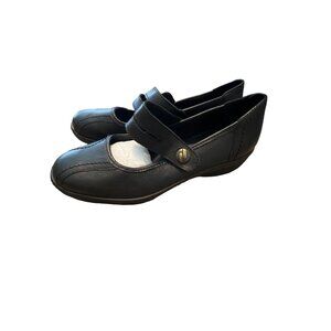 Trotter Black Mary Jane Leather Shoes Women's 6.5 New without Box